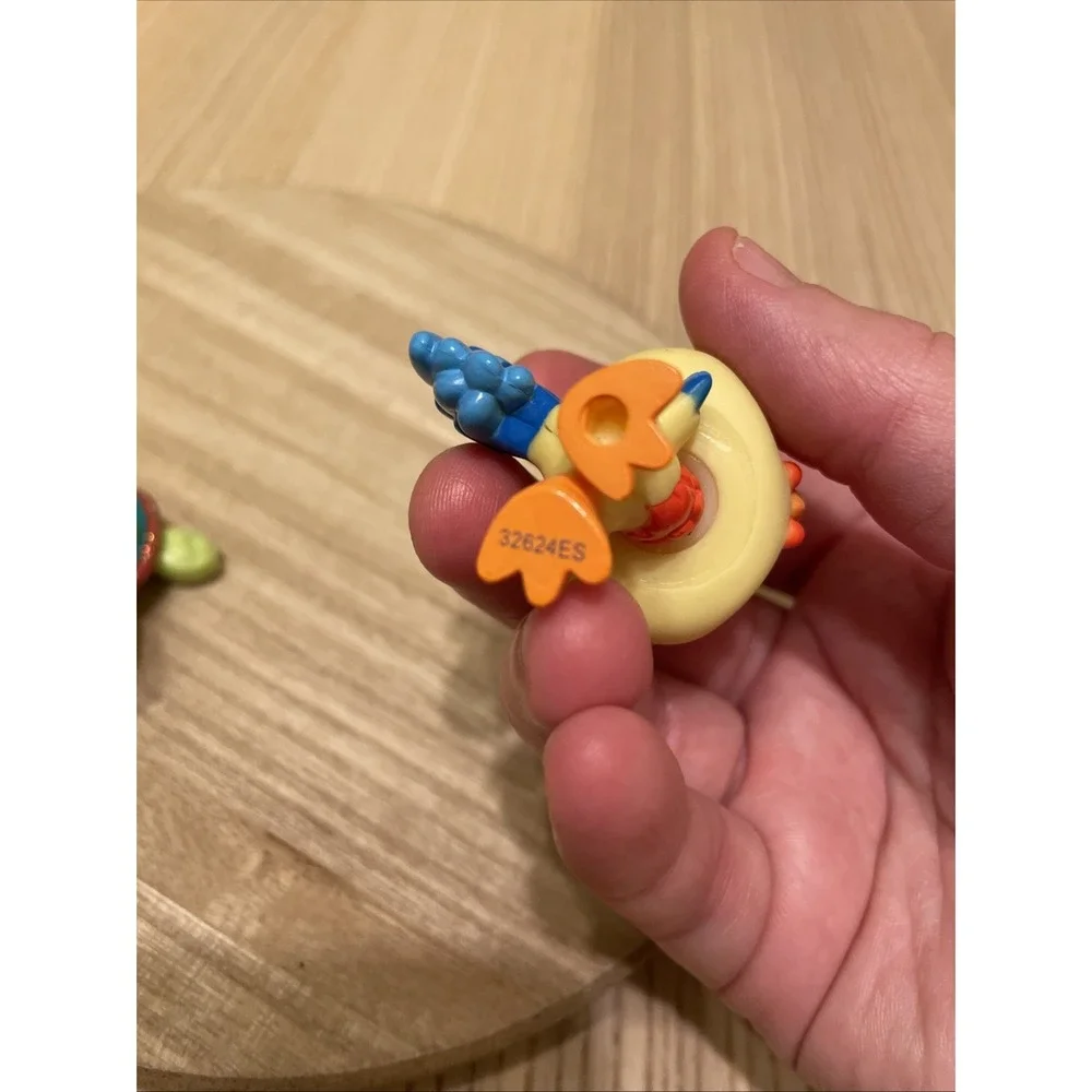 Littlest Pet Shop LPS Lot of 2 Rooster #2358 Sea Turtle #2149 Hasbro Figures